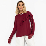 Туника в трендовом цвете Вам письмо (бордовая)