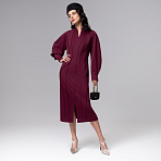 Платье-футляр со швами наружу Больше, чем просто платье (винное)