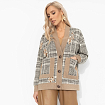 Кардиган с карманами В модном режиме (классика)