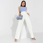 Брюки с защипами Модный экстаз (milk)