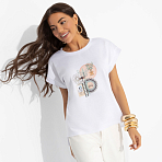 Футболка с принтом Оттенок настроения