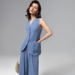 Жилет с карманами Идеал для всех (синий)