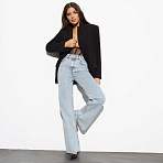 Джинсы палаццо с разрезами Modena (light blue)