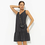 Сарафан свободного кроя Динамичный стиль (серый)