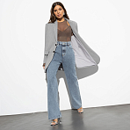 Джинсы палаццо из 100% хлопка Modena (medium blue)