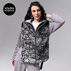 Жилет-манишка из экомеха Будь в центре