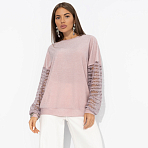 Свитшот нарядный Роскошь без пафоса (розовый)