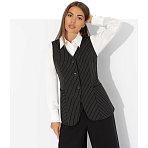 Жилет в полоску Налёт драмы (чёрный)
