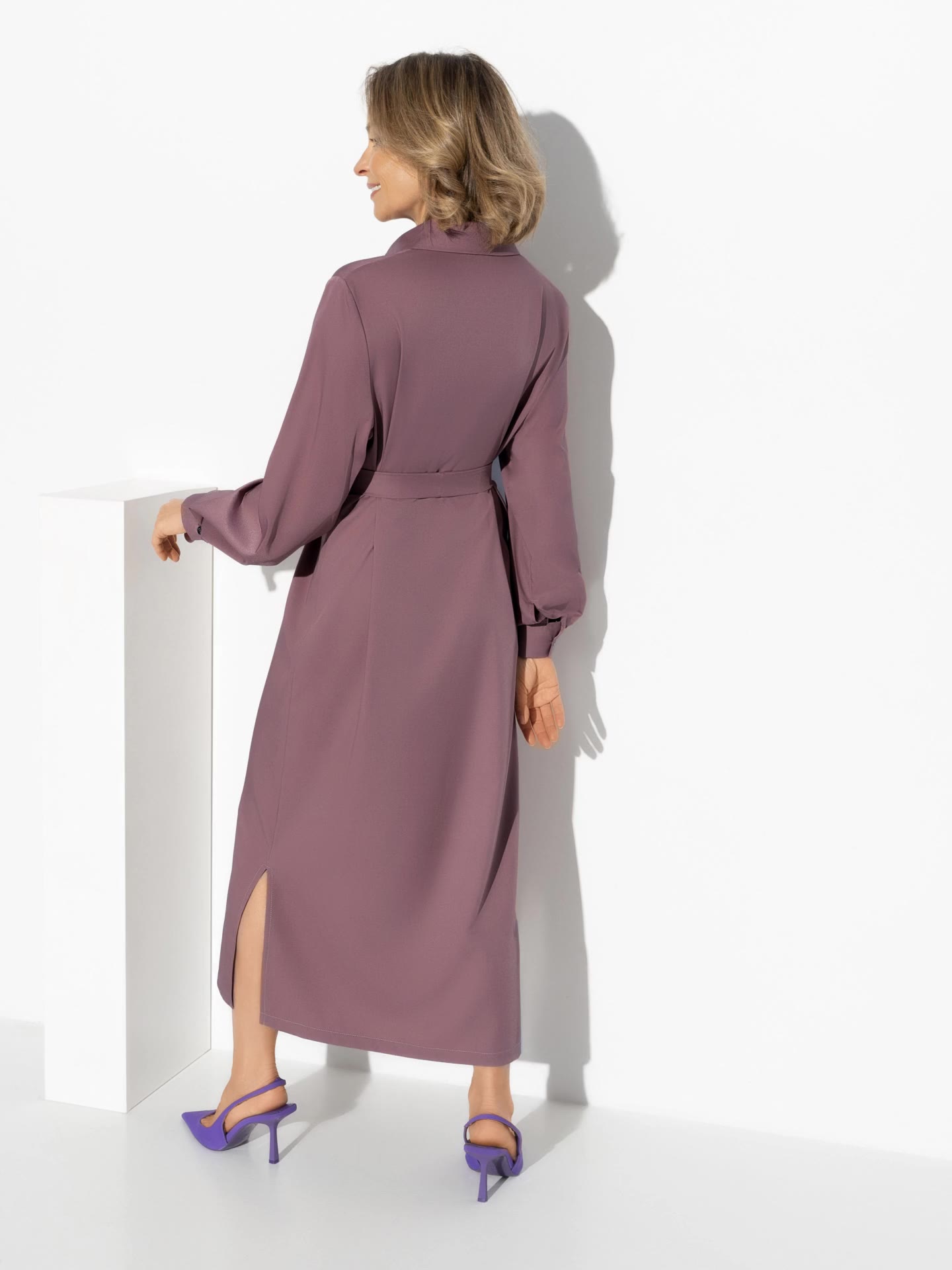 Стильный каприз (brown rose, с поясом)