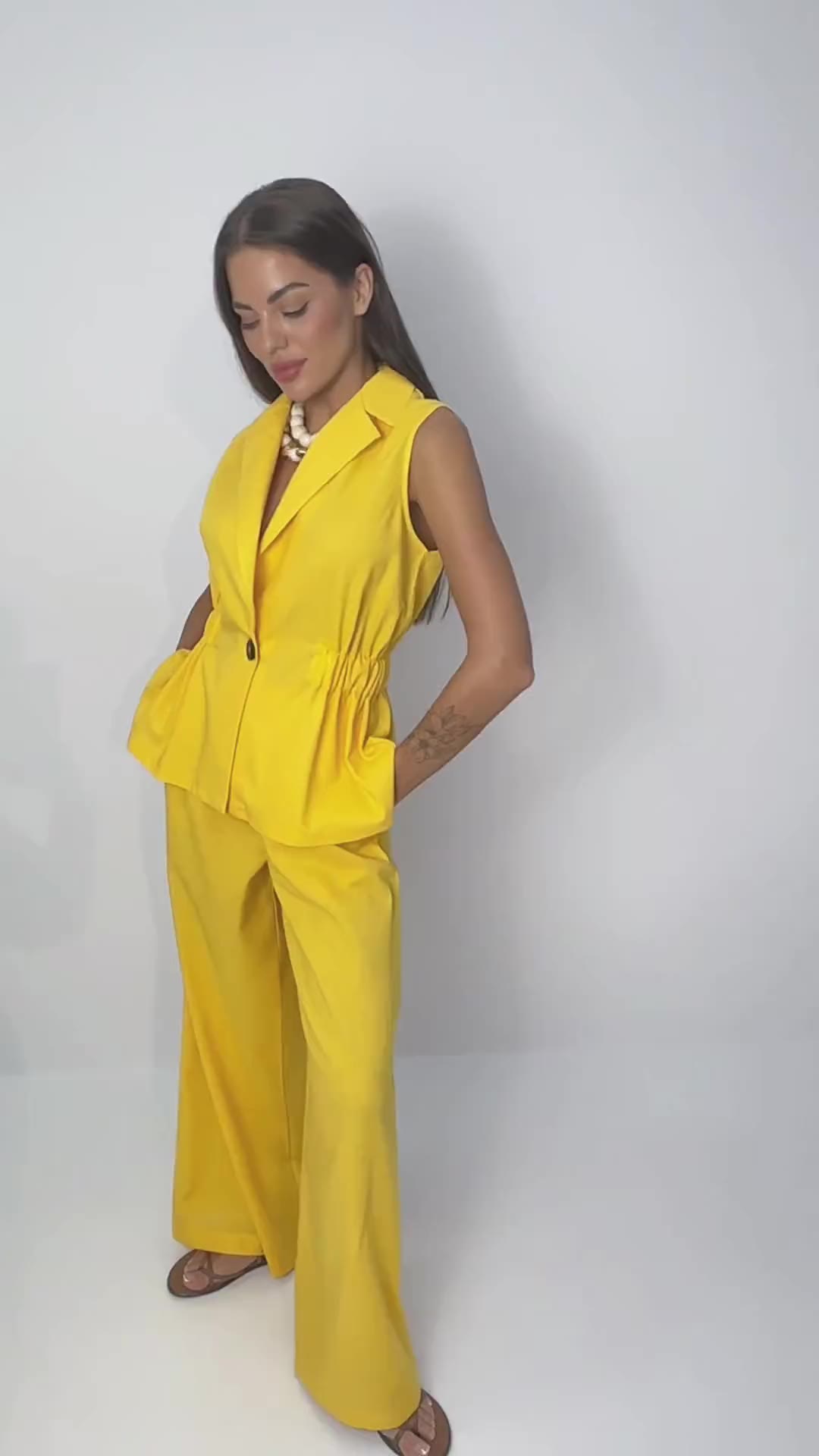 Легкость льна (желтые)